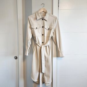 Zara vegan leather jacket